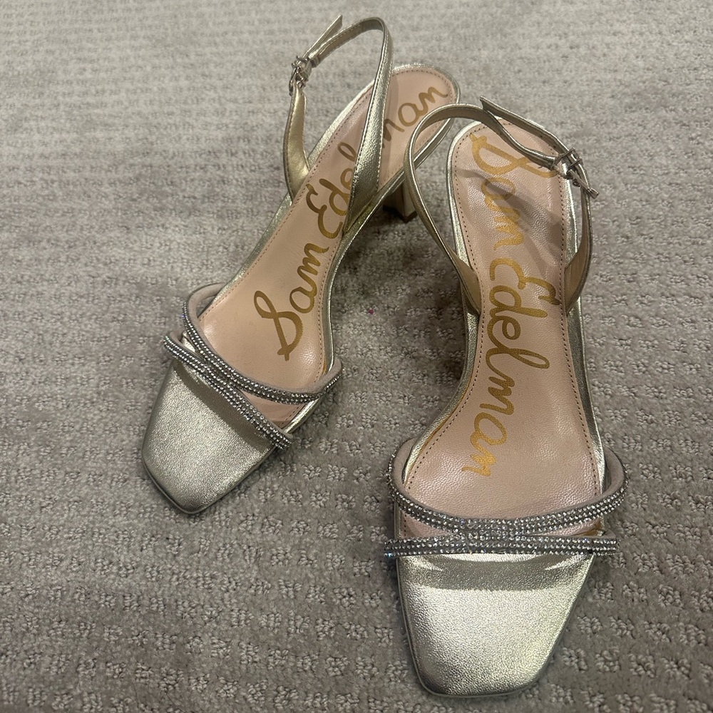 Gold Sam Edelman Heels